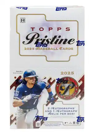TOPPS Pristine 2025 Baseball Cards
Bobby Witt Jr. Kansas City Royals
2025
2 AUTOGRAPHS AND 1 AUTOGRAPH RELIC PER BOX!
MAJOR LEAGUE BASEBALL