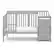Alt View 15. Storkcraft - Portofino 5-in-1 Convertible Crib and Changer - Pebble Gray.