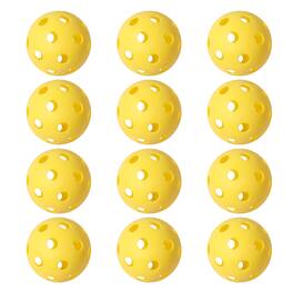 GSE Games & Sports Expert - 12-Pack Plastic Practice Baseballs, Training Baseballs for All Skill Levels - Yellow