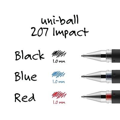 uni-ball 207 Impact

Black 1.0 mm  
Blue 1.0 mm  
Red 1.0 mm