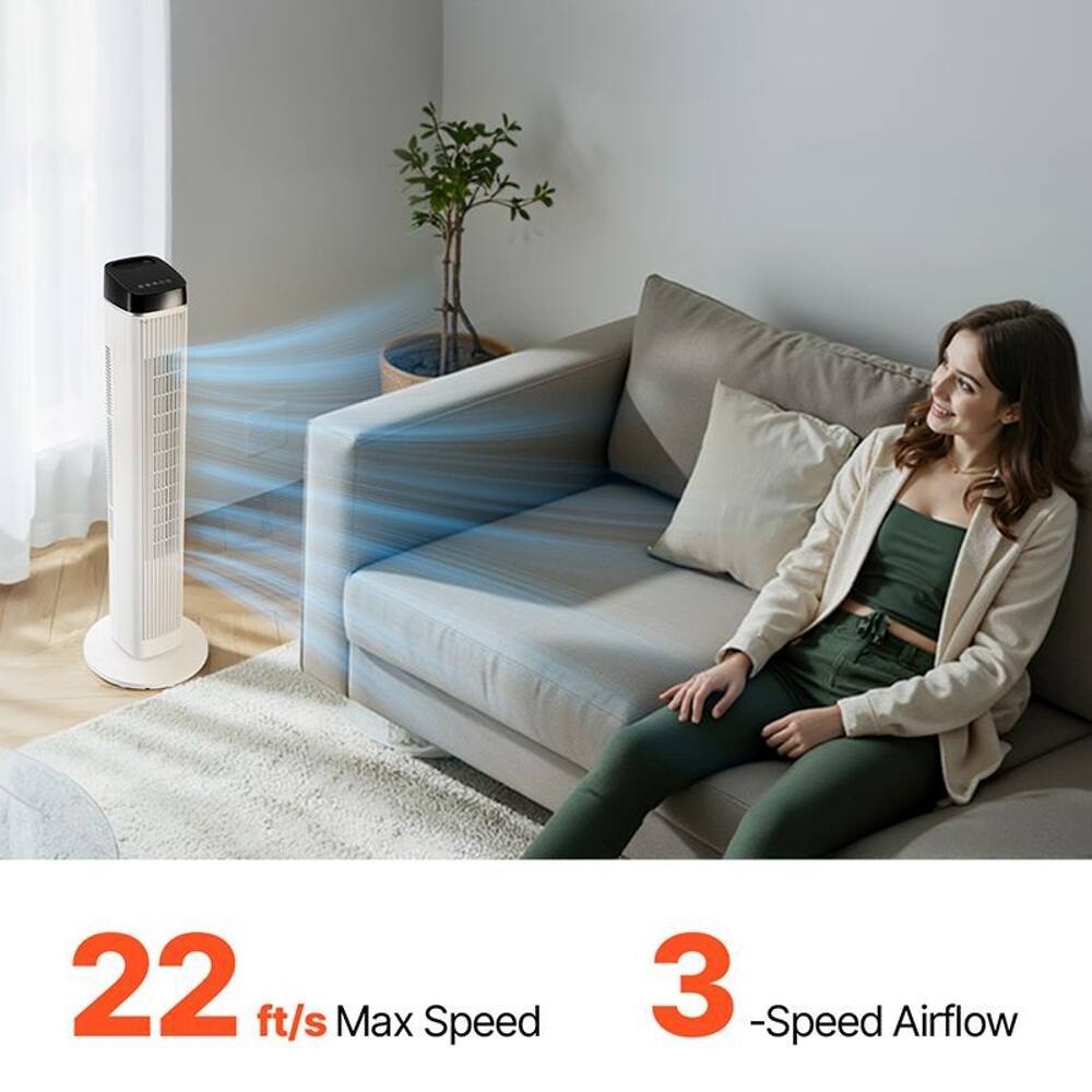 22 ft/s Max Speed  
3-Speed Airflow