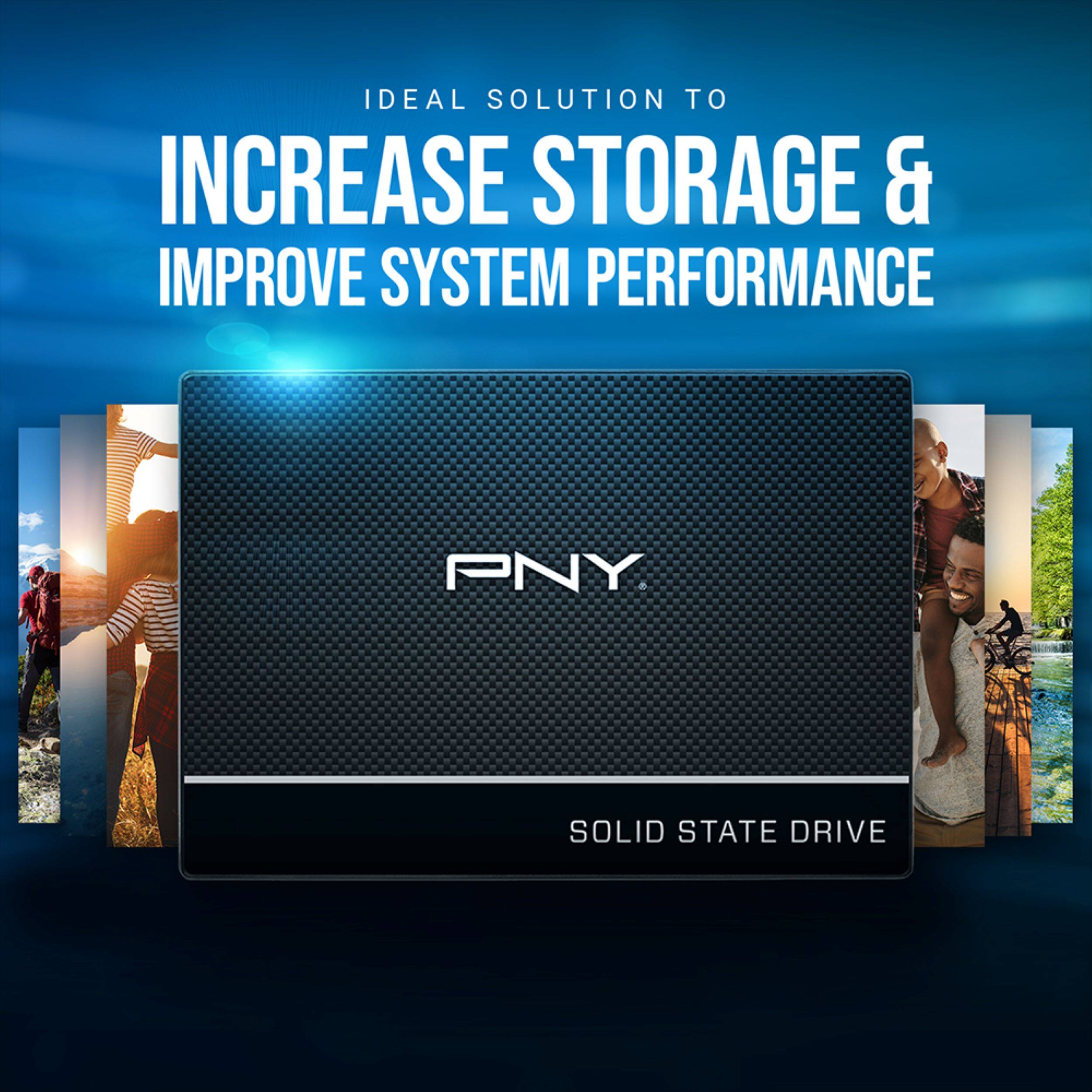 IDEAL SOLUTION TO INCREASE STORAGE & IMPROVE SYSTEM PERFORMANCE

PNY
SOLID STATE DRIVE