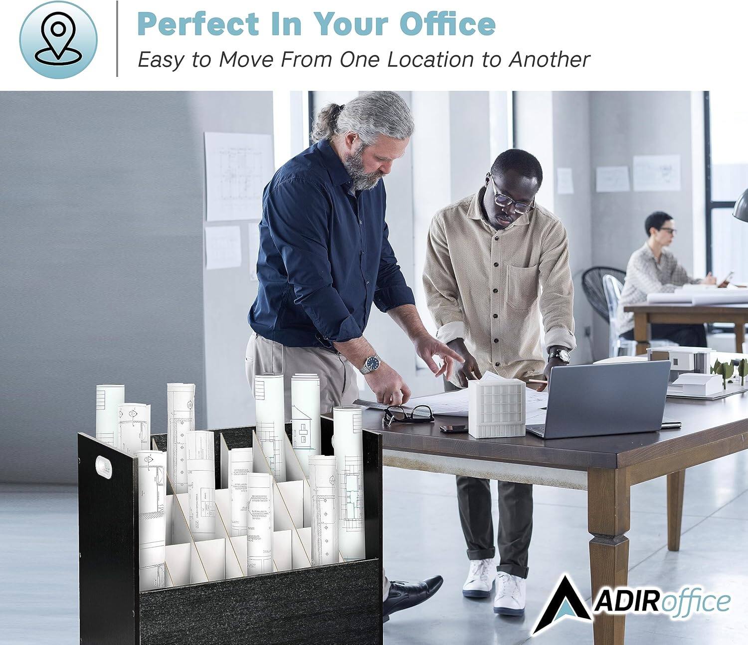 Perfect In Your Office  
Easy to Move From One Location to Another  

ADIRoffice