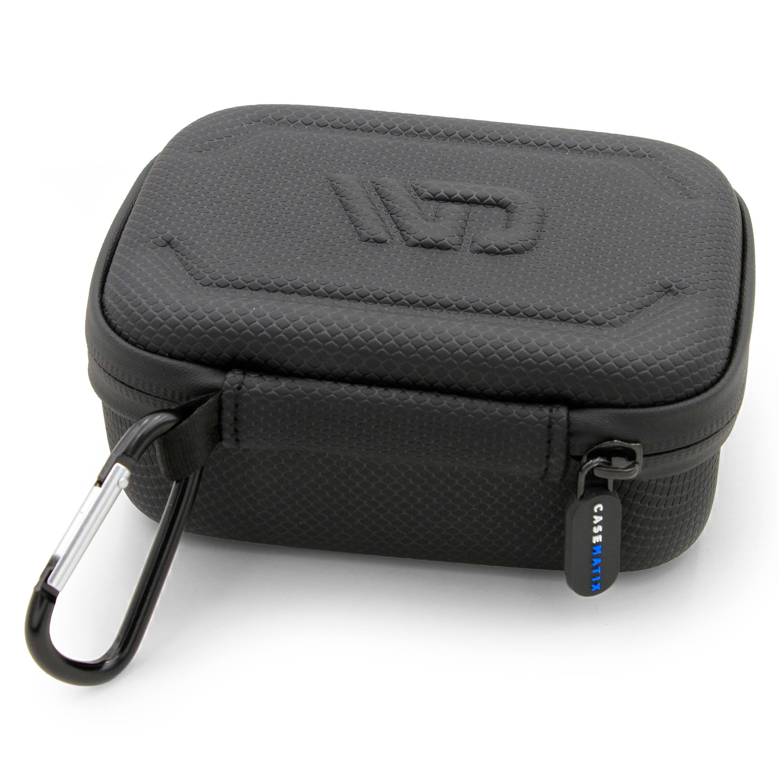Back. CASEMATIX - EVA Travel Case for Garmin Edge 1050 Bike Computer & Other GPS Handheld Units Up to 4.75" x 3" x 1.5".