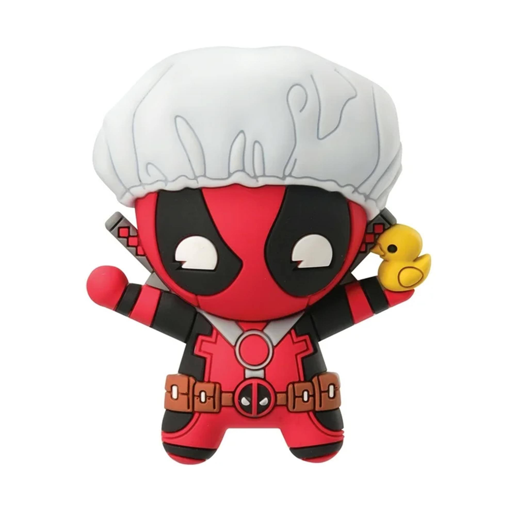 Alt View 3. Marvel - Marvel Deadpool 3D Foam Bag Clip Set | Unicorn, Cupcake, Bathtime - Multi-Colored.