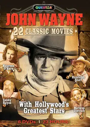 Front. John Wayne 22 Classic Movies (MOD) (DVD Movie).
