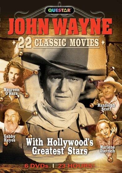 Front. John Wayne 22 Classic Movies (MOD) (DVD Movie).