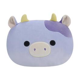 Kellytoy - Squishmallow 8 Inch Stackable Plush | Bubba the Cow - Purple