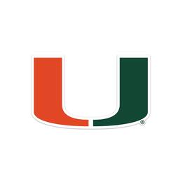Fan Creations - Miami Hurricanes 24" Logo Cutout Sign - Multicolor