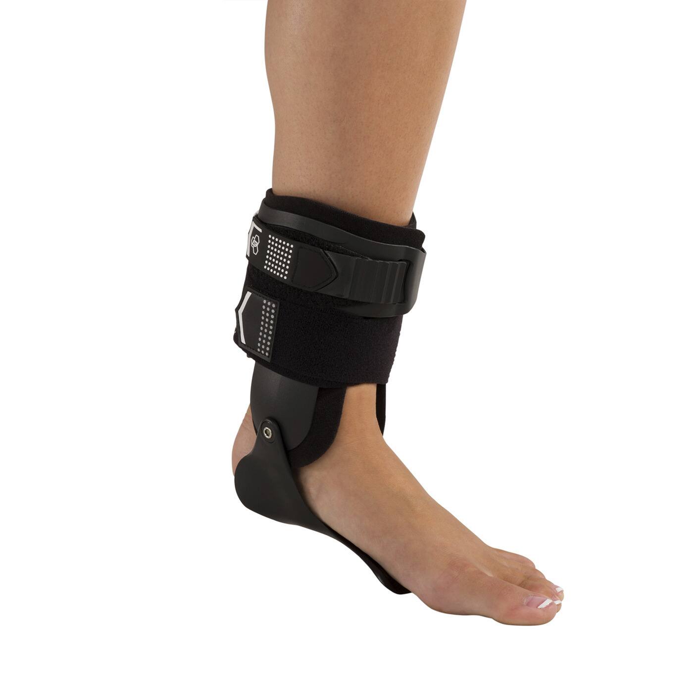Angle. DonJoy - Donjoy Performance Bionic Stirrup Ankle Brace Support (Black/Small/Right) - Black.