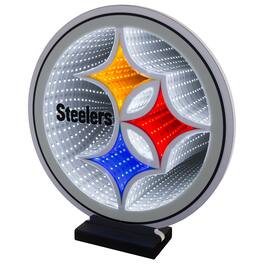 Sporticulture - Pittsburgh Steelers LED Infinity Logo Light - Multicolor
