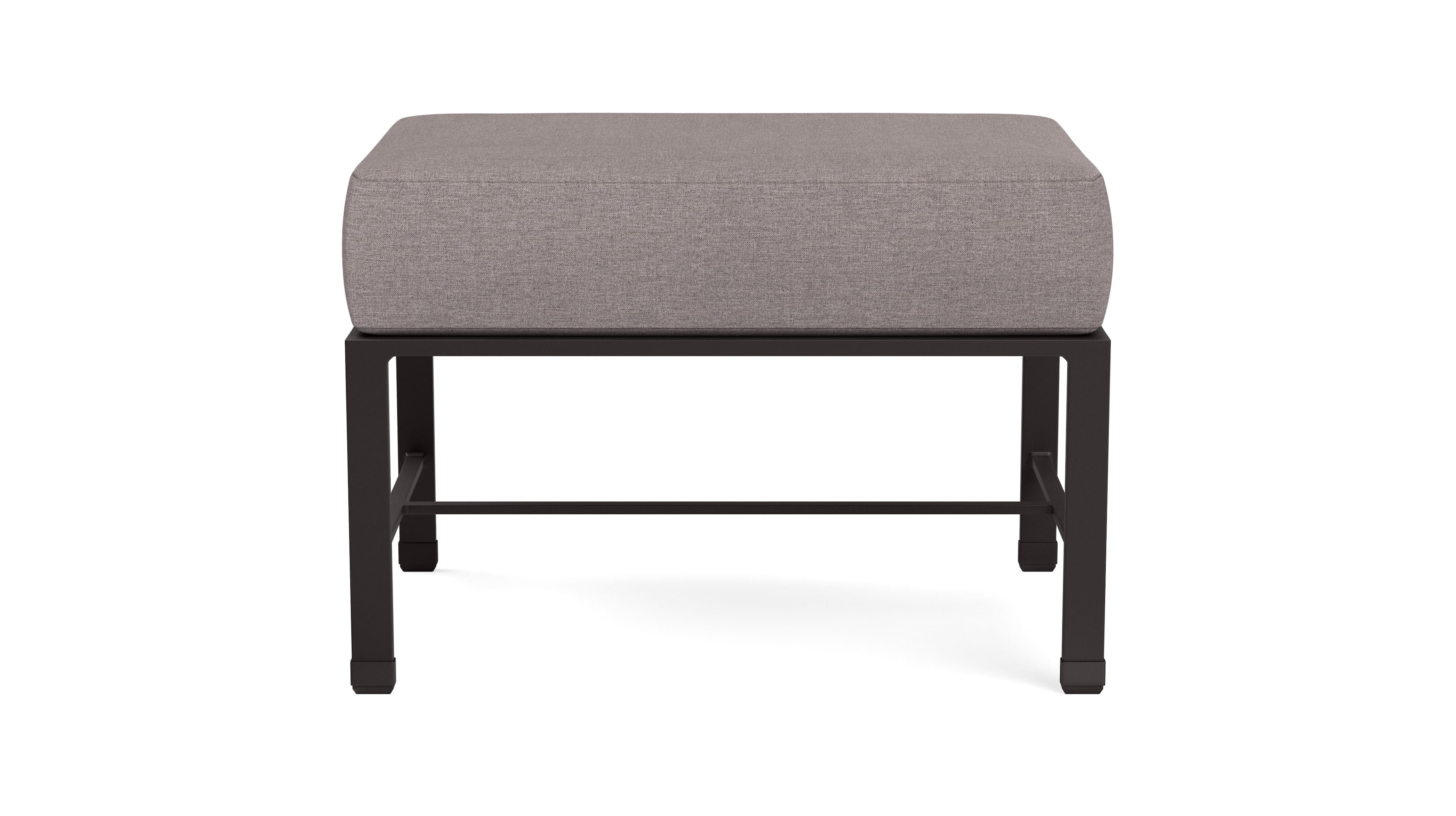 Yardbird® - Colby Ottoman - Shale - Front_Zoom