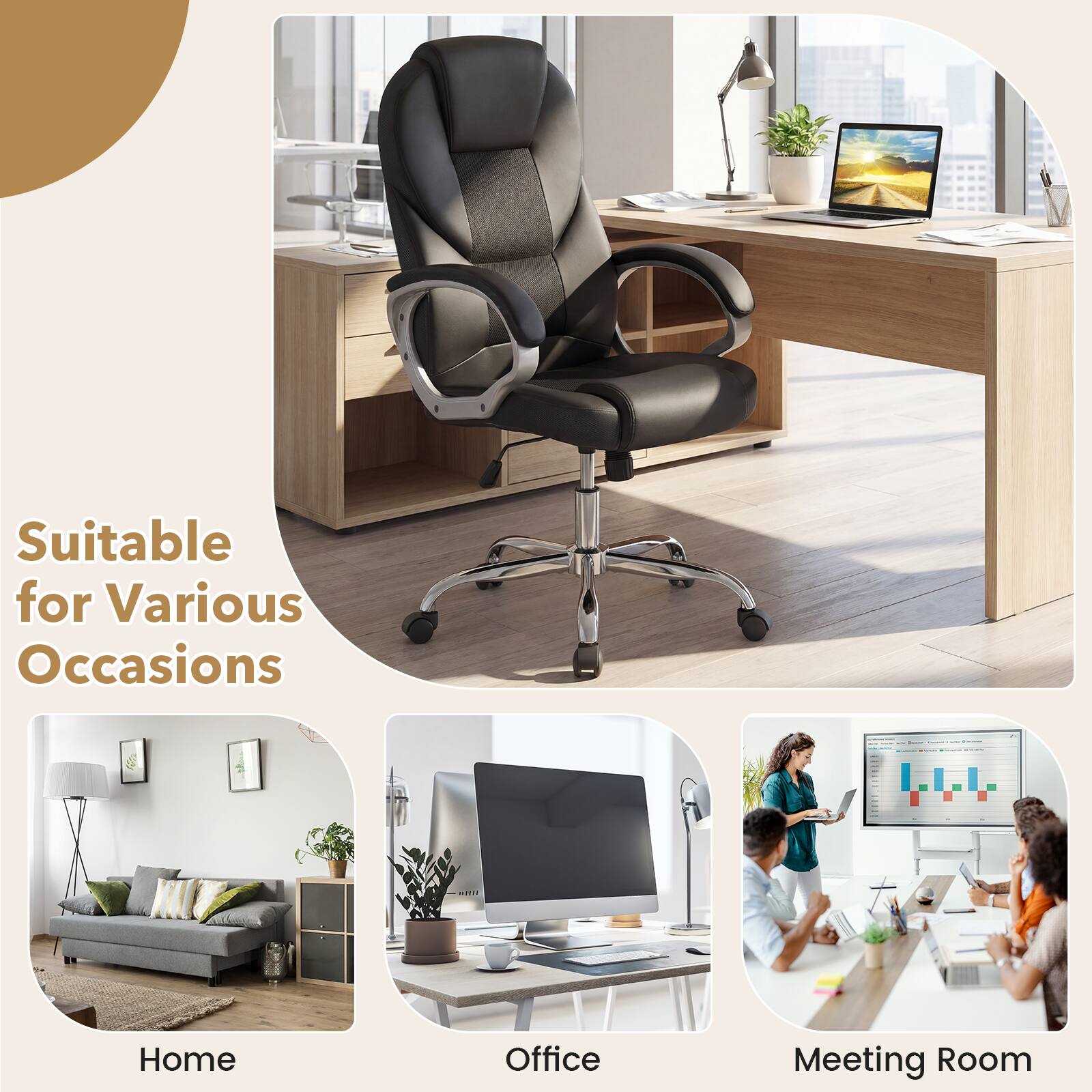 Suitable for Various Occasions

- Home
- Office
- Meeting Room