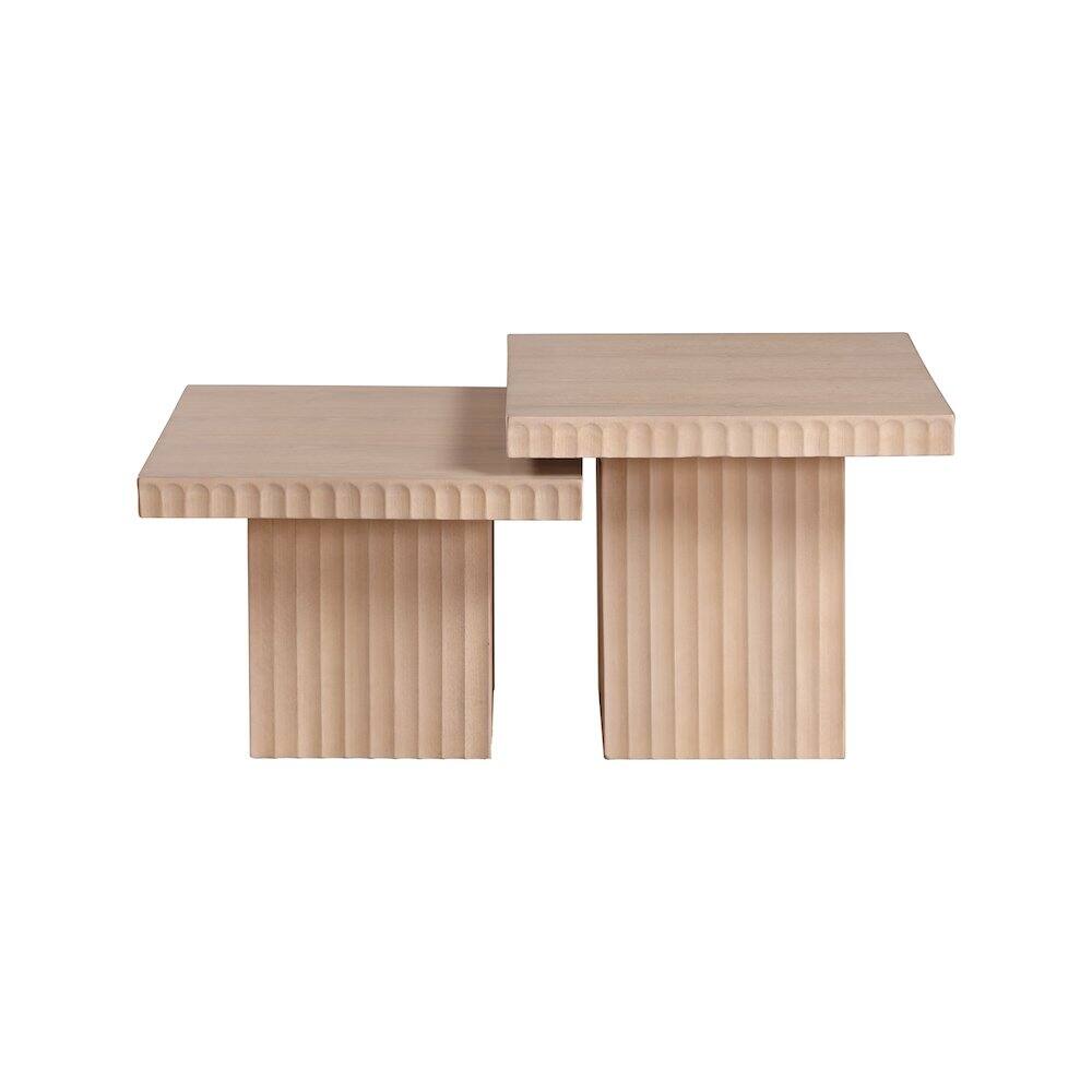Alt View 3. Meridian Furniture - Spencer Natural Oak Veneer Coffee Table - Brown.