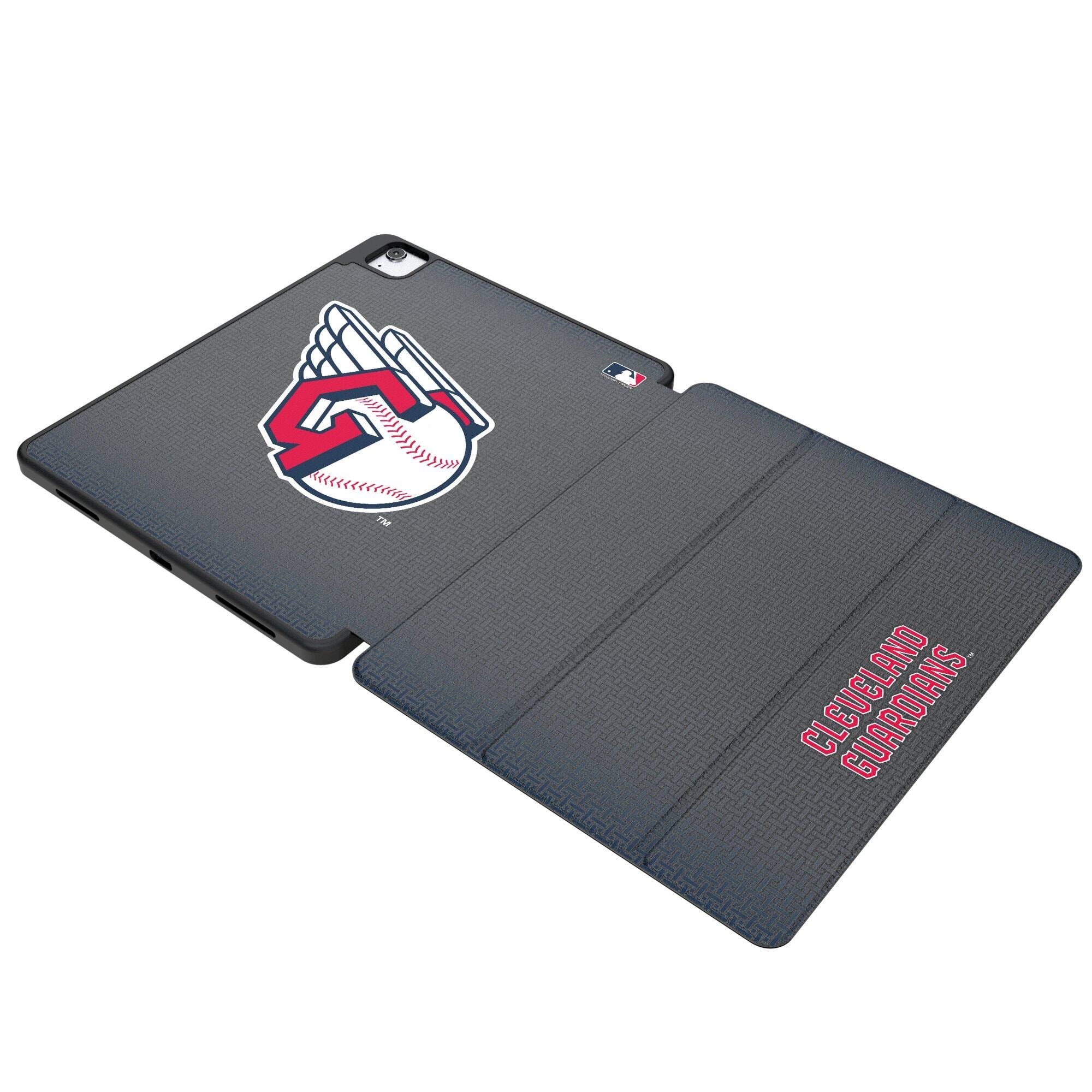 Front. Keyscaper - Cleveland Guardians iPad Case - 7/8/9 Gen / 10.5in Pro / 3rd Gen Air - Black.