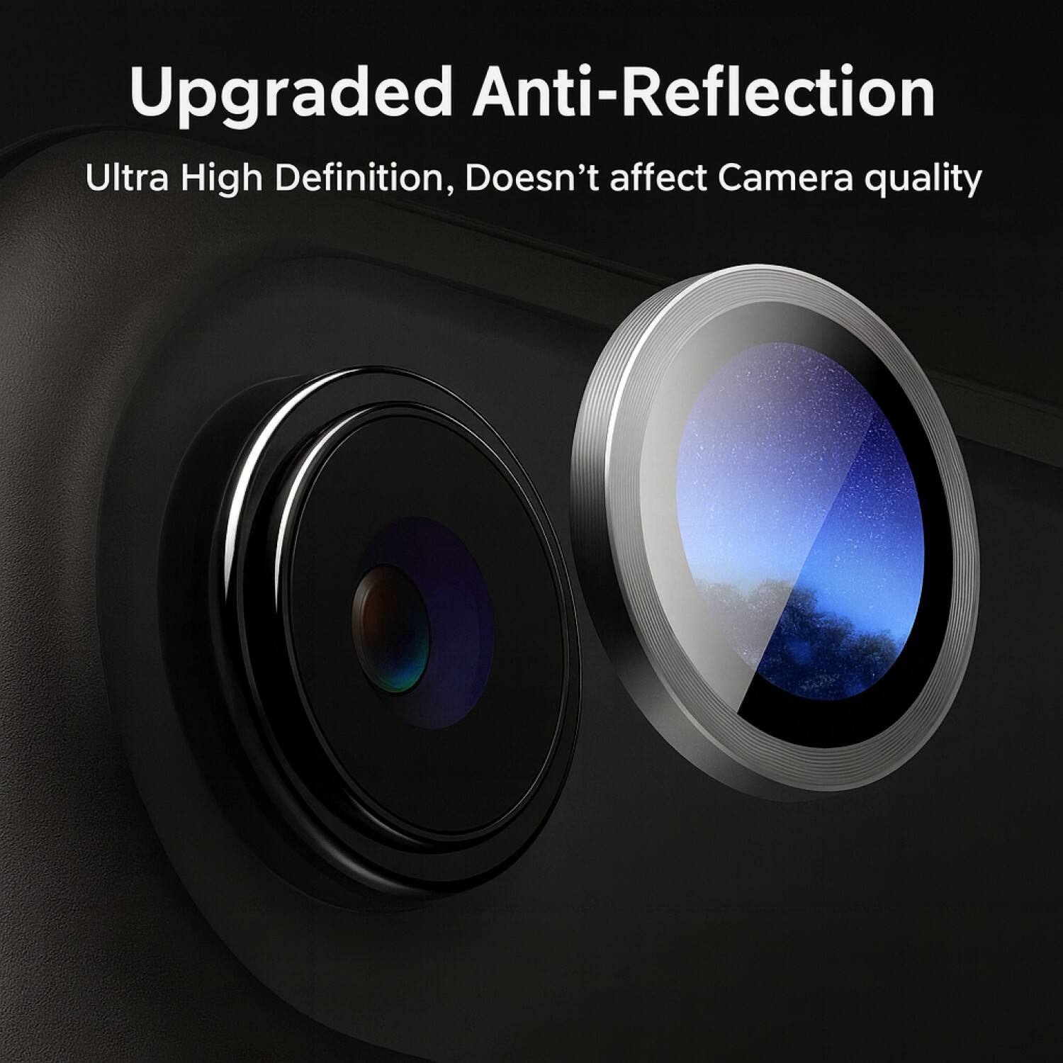 Upgraded Anti-Reflection  
Ultra High Definition, Doesn't affect Camera quality
