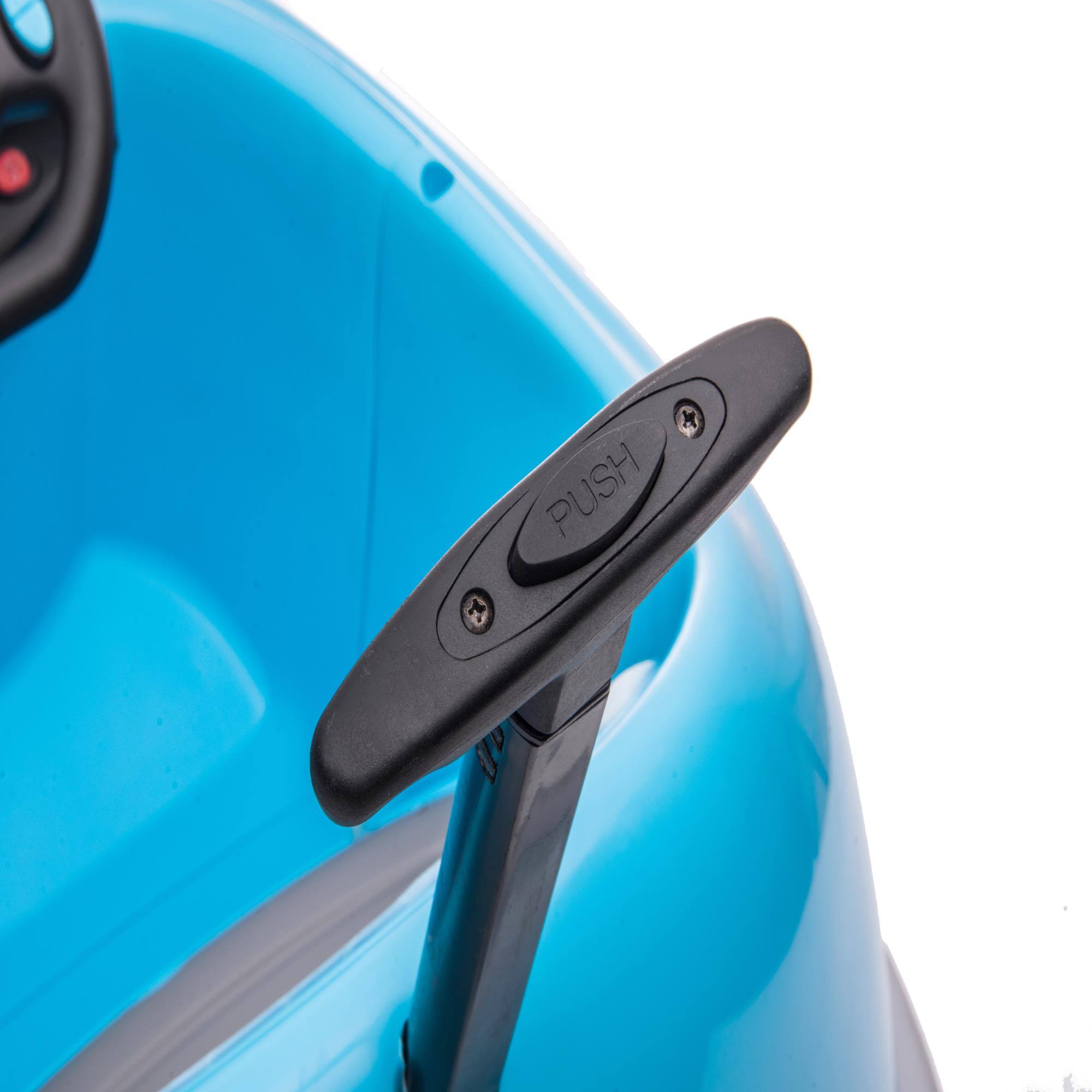 Alt View 3. Boyel Living - 1+ Kids 12V Blue Dual-Drive Bumper Car with 6 Play Modes and Remote Control For Gift - Blue.
