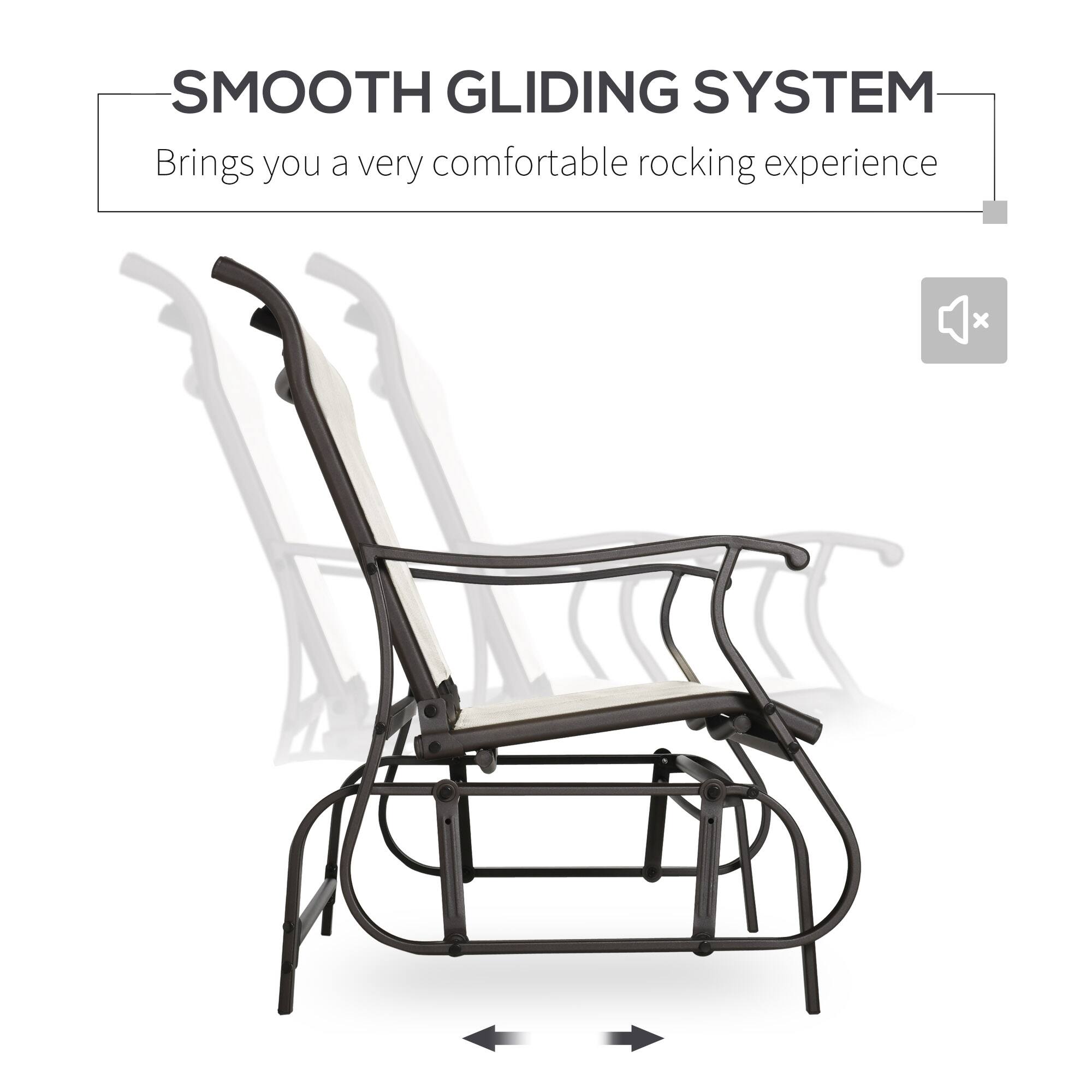 SMOOTH GLIDING SYSTEM
Brings you a very comfortable rocking experience x