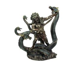 Veronese Design - Finished Hercules Battling Hydra Statue Labors of Heracles - Bronze