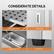 CONSIDERATE DETAILS
- Removable Shelves
- Door Handle
- Stainless Steel Tank
- Anti-skid Feet