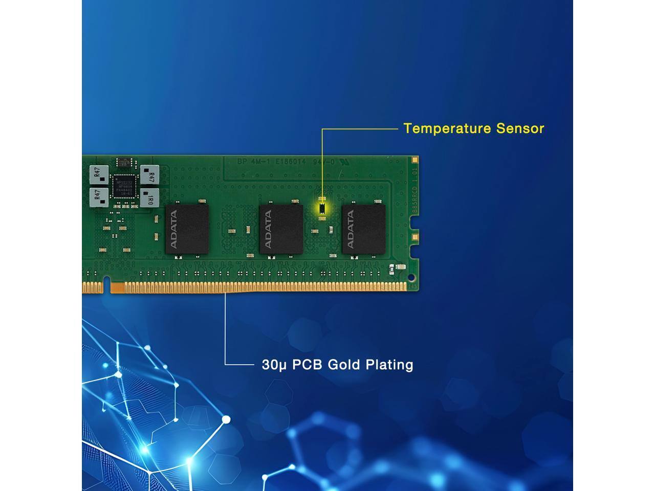 Temperature Sensor  
30µ PCB Gold Plating  

BP 4M-1 E186014 94V-0  

ADATA  
ADATA  
ADATA  

R47  
R47  
R47  

885RRCD  
1.01  

Gold Plating