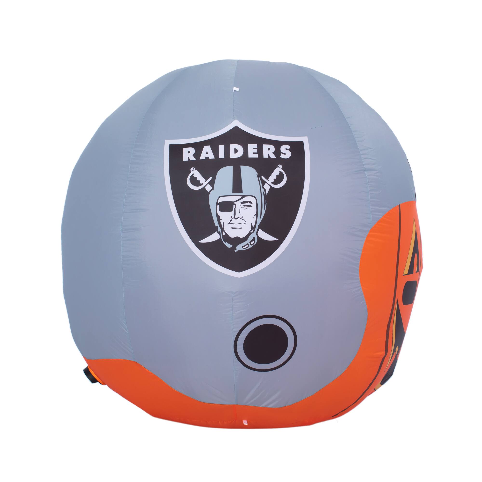 Alt View 2. Sporticulture - Las Vegas Raiders 4' Inflatable Jack-O'-Helmet - Multicolor.
