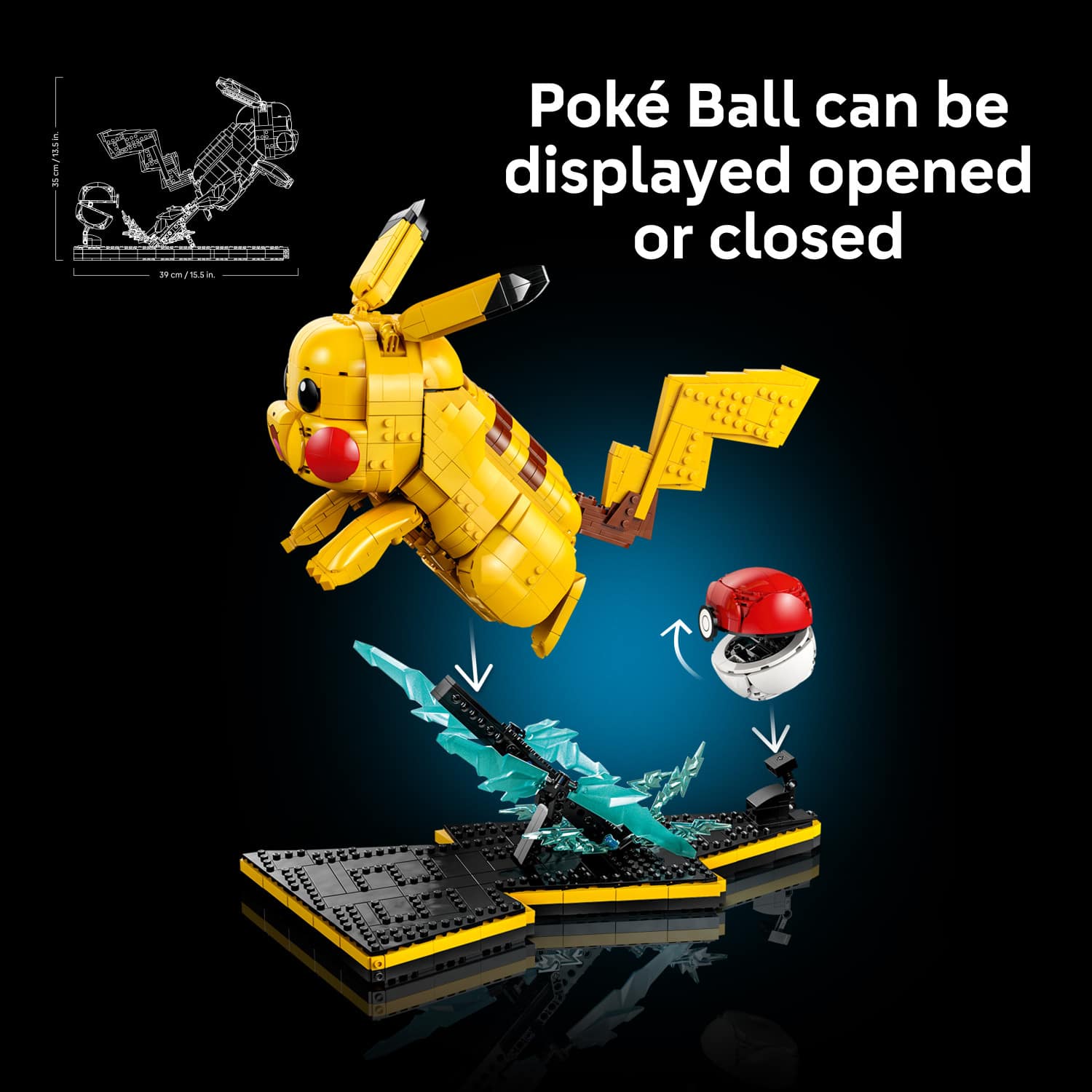 LEGO Pokémon Pikachu and Poké Ball 72152 6590476 - Best Buy