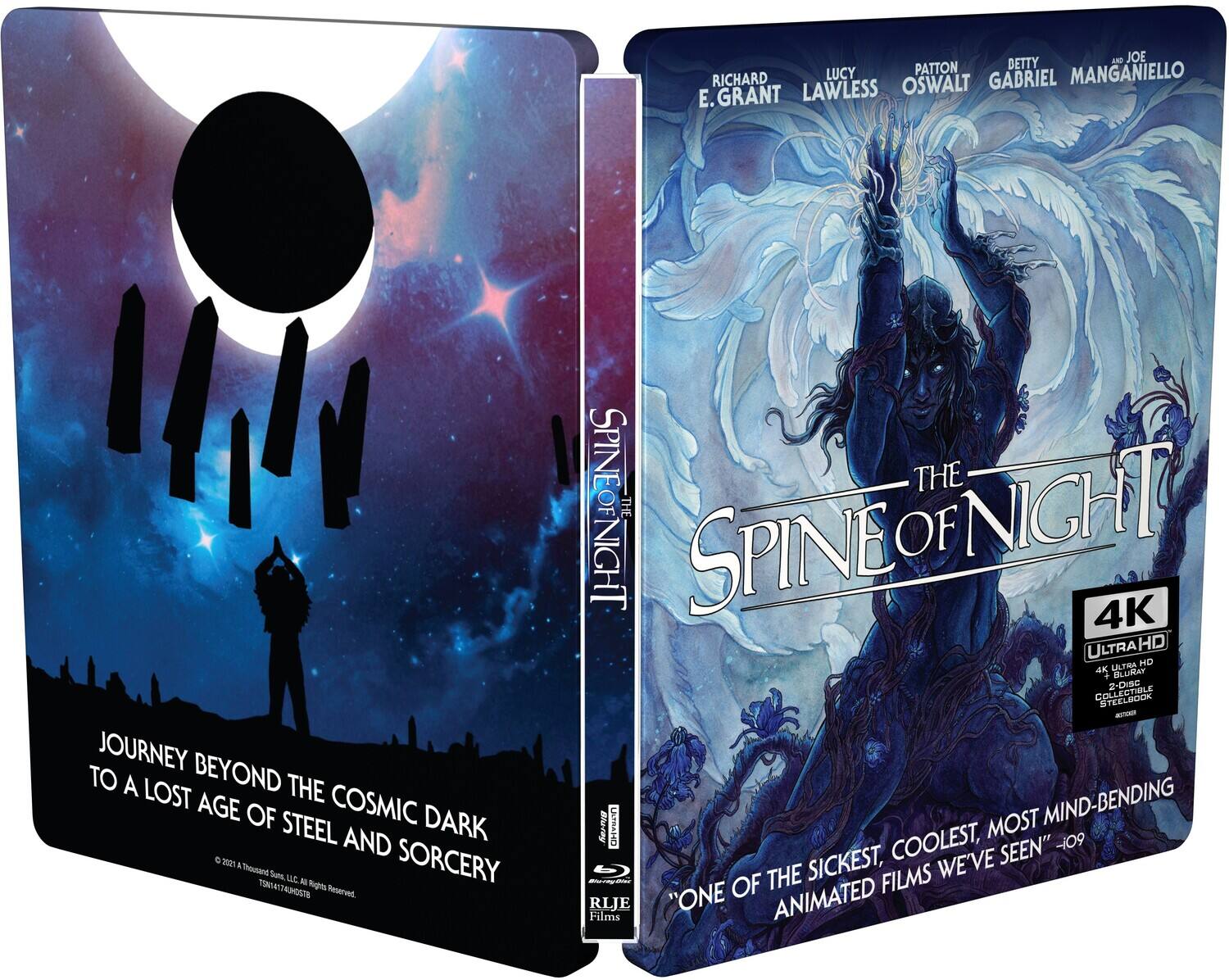 Alt View 1. The Spine of Night (Steelbook)   - 4K Blu-Ray.