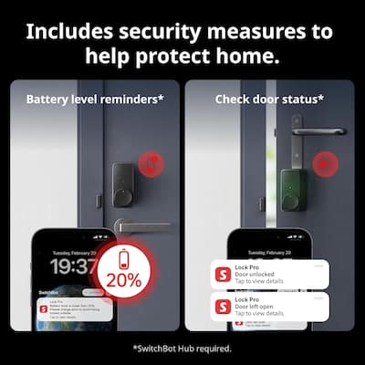 SwitchBot Smart Lock Pro – Keyless Entry Door Lock, Fits Existing SwitchBot Smart Lock Pro – Keyless Entry Door Lock, Fits Existing