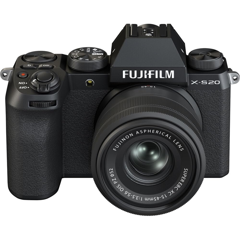 FUJIFILM X-S20 15-45 ASPHERICAL FUJINON LENS 052 SUPER PZ SIO EBC 1:3.5-5.6 XC 15-45mm