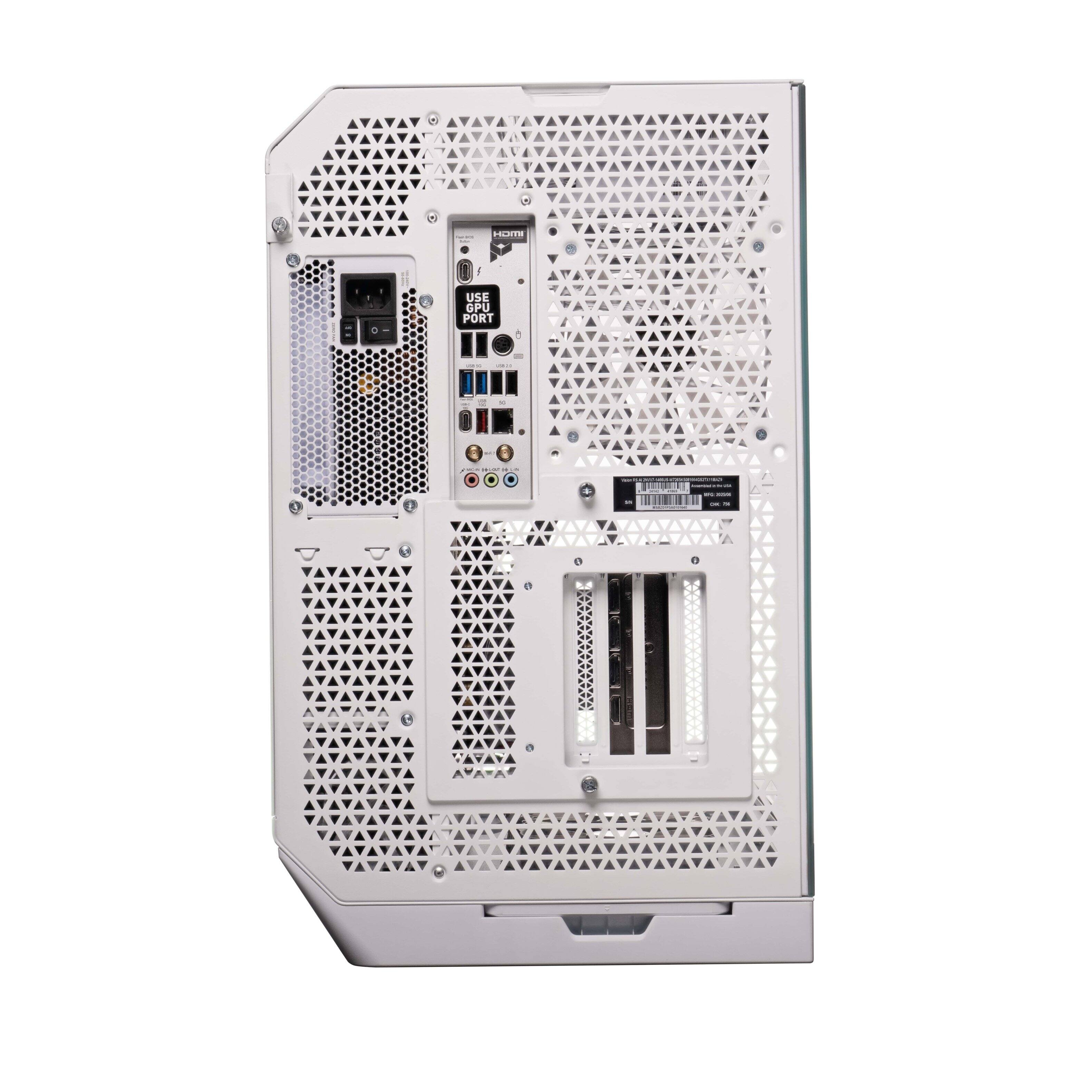 MSI Vision RS AI Gaming Desktop Intel Ultra 7 265K 64GB