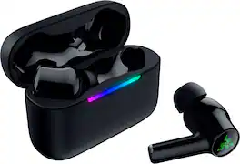Razer - Hammerhead V3 X HyperSpeed Wireless Multi‑Platform Gaming Earbuds – 2.4 GHz & Bluetooth 5.3, Up to 35 Hr Battery - Black
