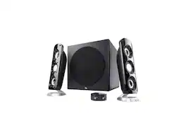 Cyber Acoustics - CA-3908 2.1 Speaker System, 92W, Deep Bass for Music, Movies, Games - Black