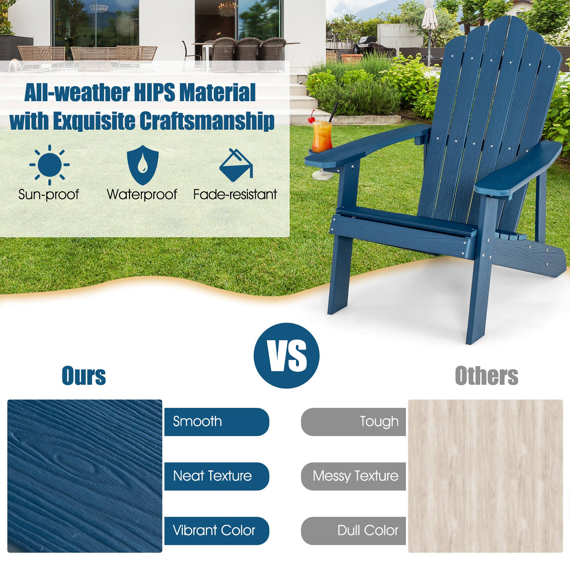 All-weather HIPS Material with Exquisite Craftsmanship

Sun-proof Waterproof Fade-resistant

Ours VS Others

Ours:
- Smooth
- Neat Texture
- Vibrant Color

Others:
- Tough
- Messy Texture
- Dull Color