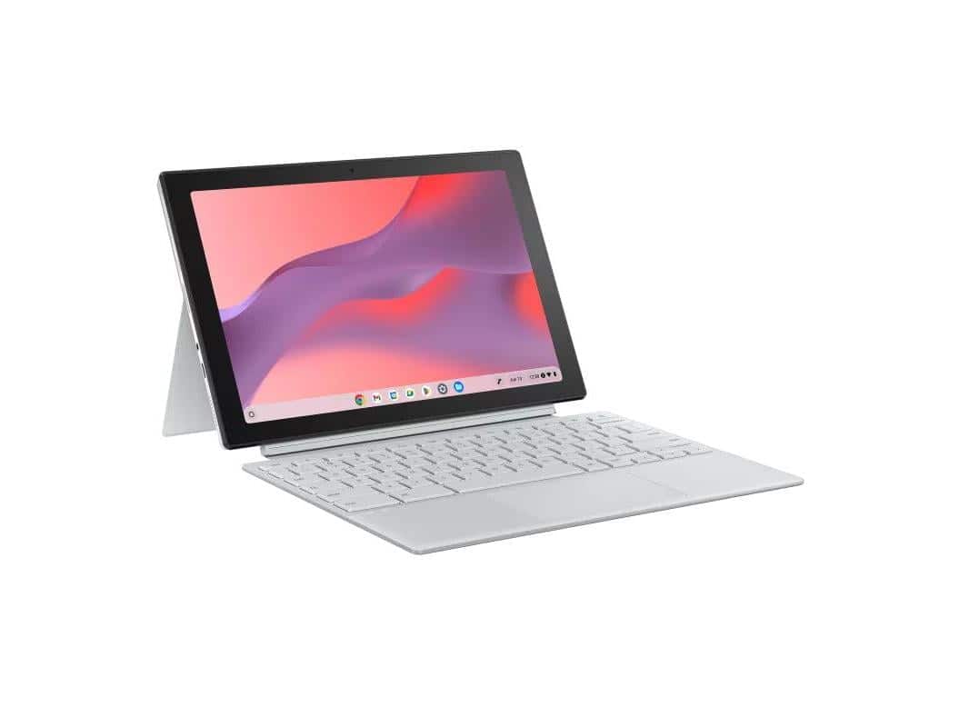 ASUS - Chromebook Detachable CM30 CM3001DM2A-YZ88T-S 10.5" Touchscreen Rugged Detachable 2 in 1 Chromebook - WUXGA - Octa - Fog Silver