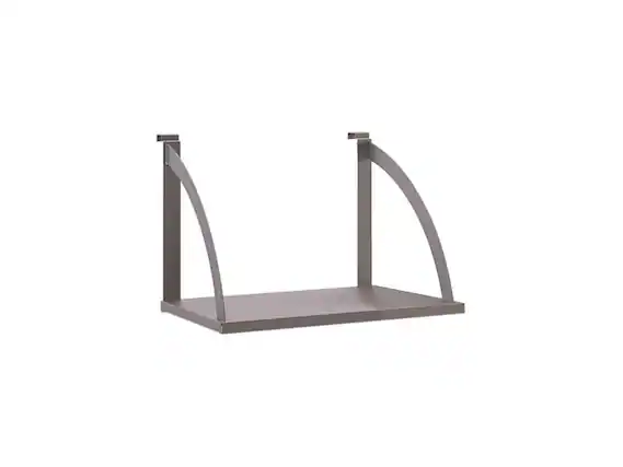 Front. Basyx - Basyx VSH24GYGY Partition Mounted Shelves.