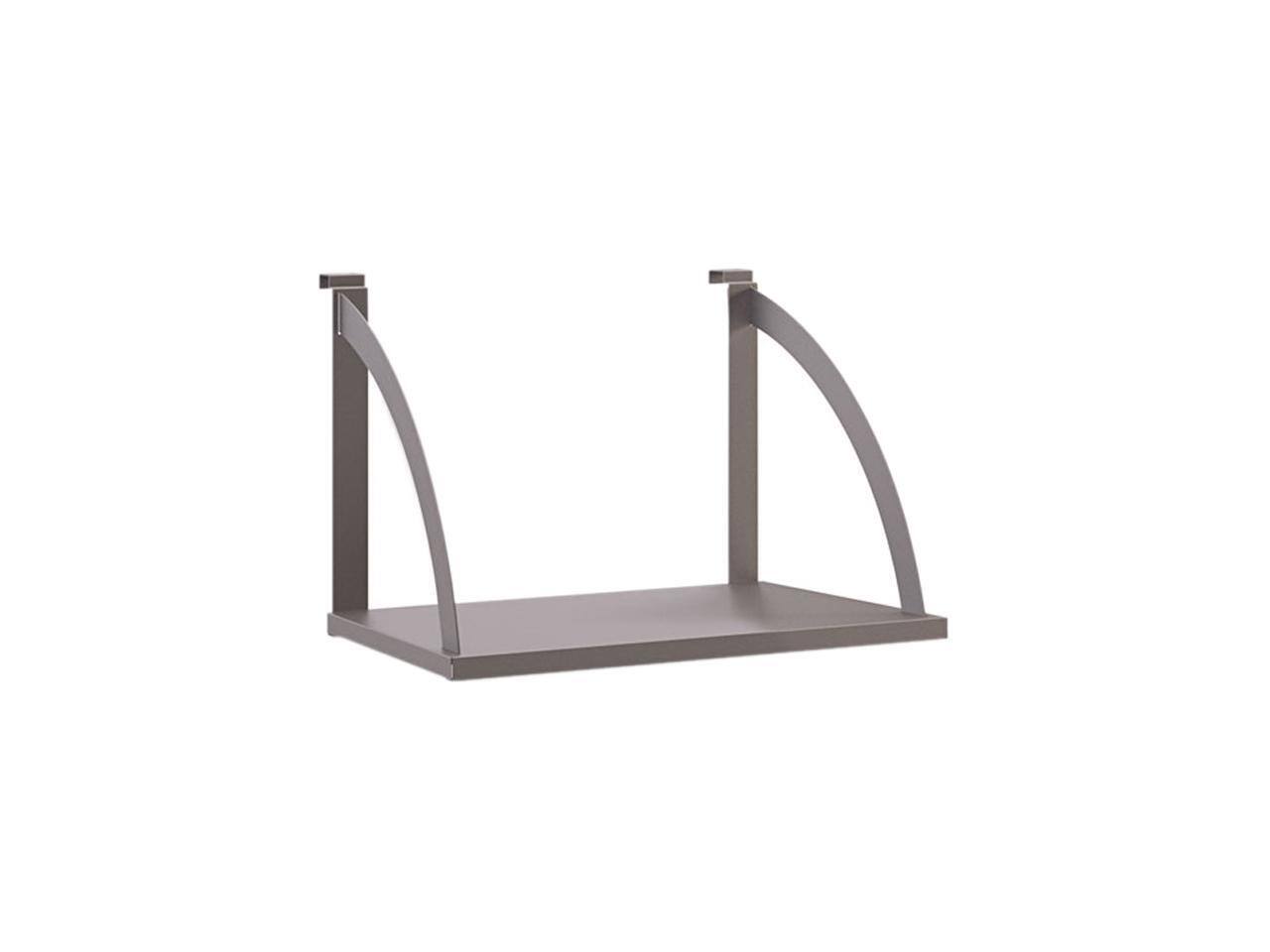 Front. Basyx - Basyx VSH24GYGY Partition Mounted Shelves.