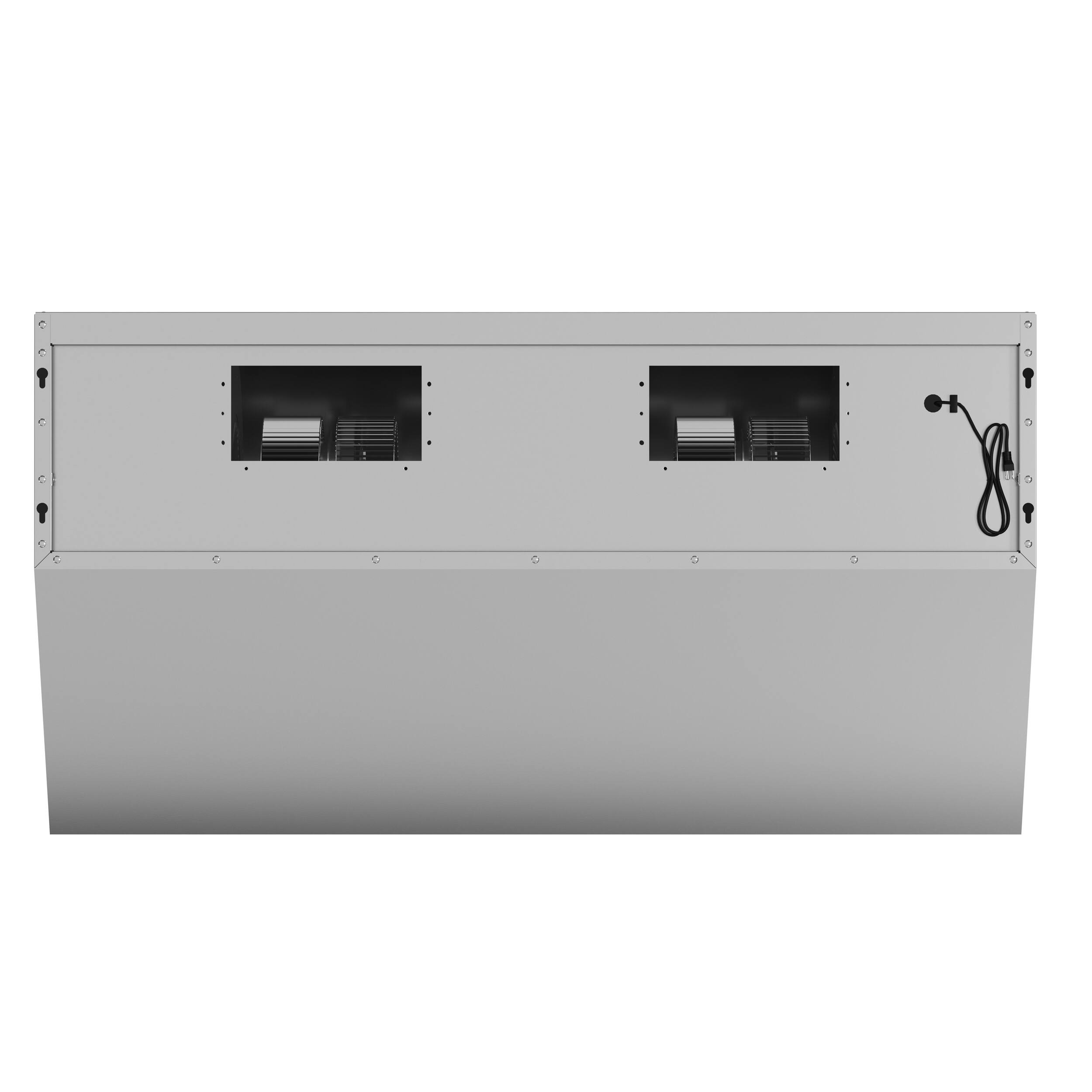 Alt View 1. Forno Appliances - Savona 48" Vented Wall Mounted Hybrid Range Hood - Silver.