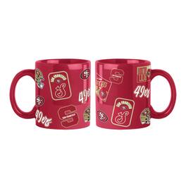 Logo Brands - San Francisco 49ers 2-Pack 15oz. Color Mug Set - Cardinal