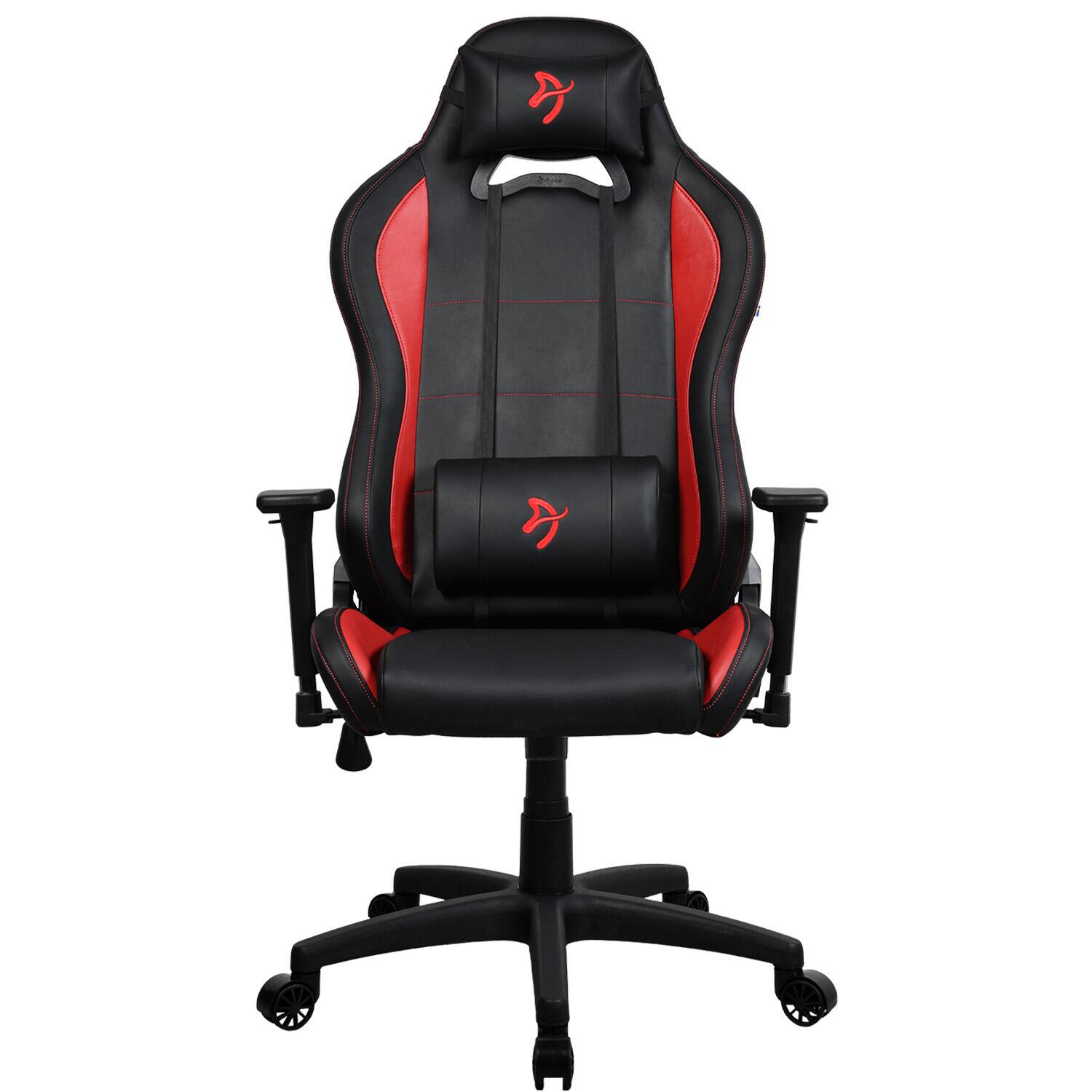 Angle. Arozzi - Torretta Soft PU Gaming Chair - Red.