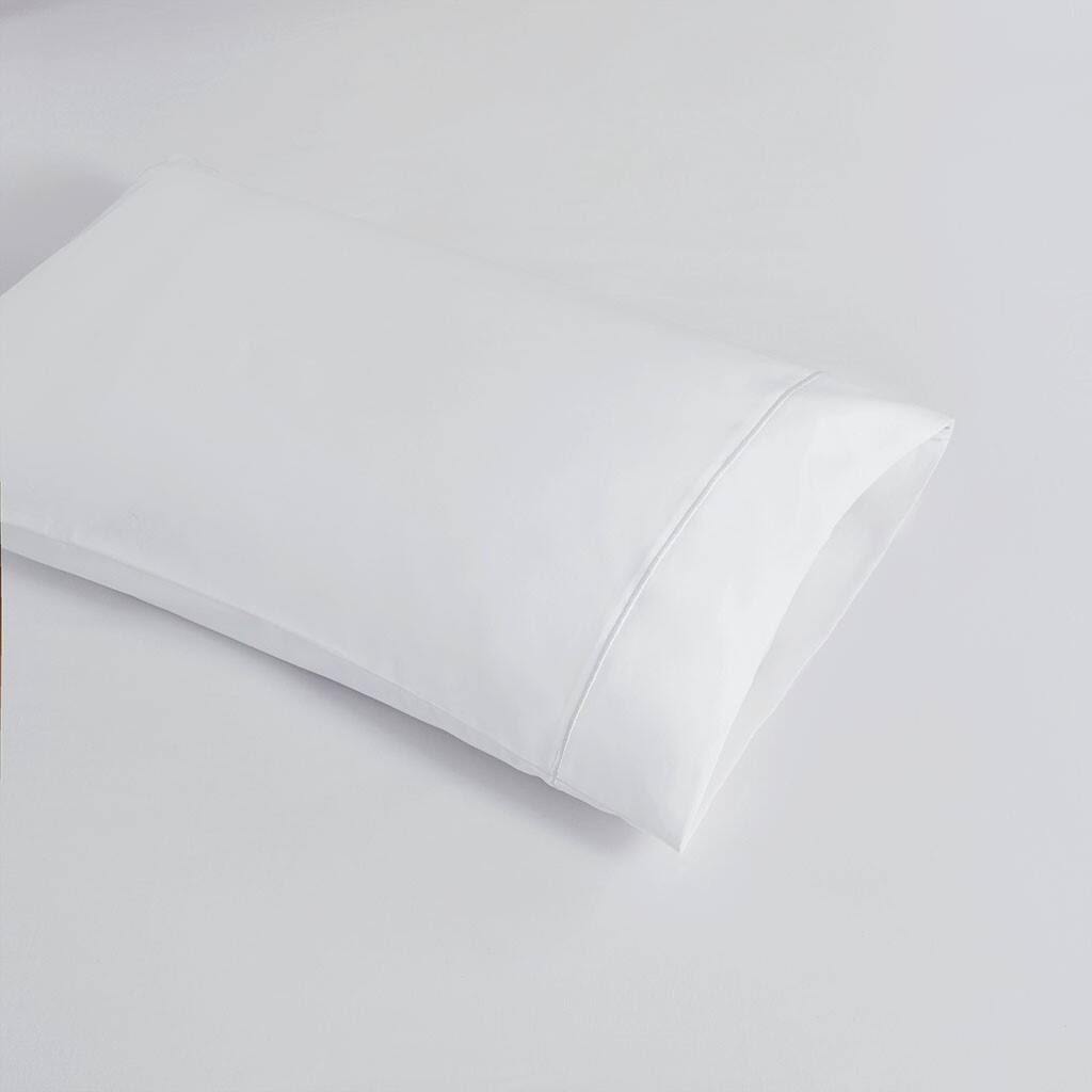 Alt View 3. Gracie Mills - Gracie Mills Noelia 600 Thread Count Cotton Sheet Set - White.