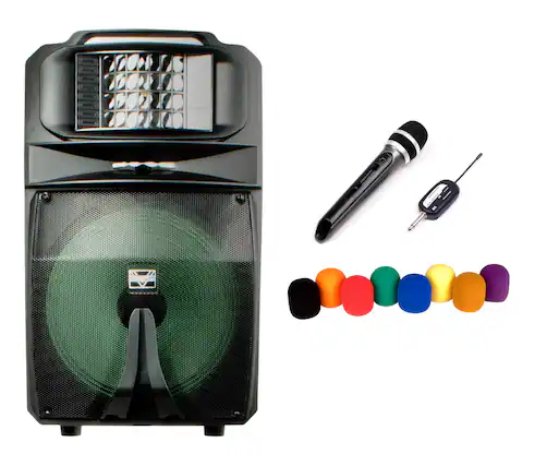 Front. VocoPro - Karaoke Thunder-1500-Pro - black.