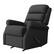 Left. ProLounger - Lameur Left Handed Stitch-Tufted Rocker Recliner - Dark Gray.