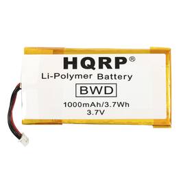 HQRP - 3.7 V 1000 mAh Li-Pol Battery for Crestron TPMC-3X MTX-3 Prodigy PTX-3 Touch Screen Remote