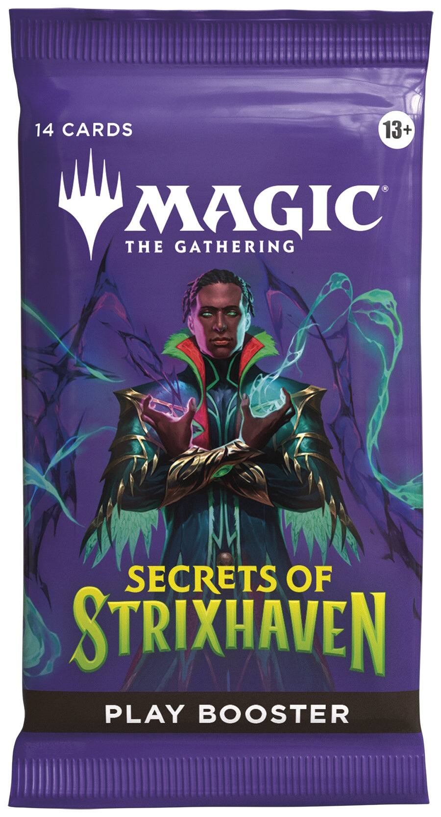 14 CARDS 13+ MAGIC THE GATHERING SECRETS OF STRIXHAVEN PLAY BOOSTER