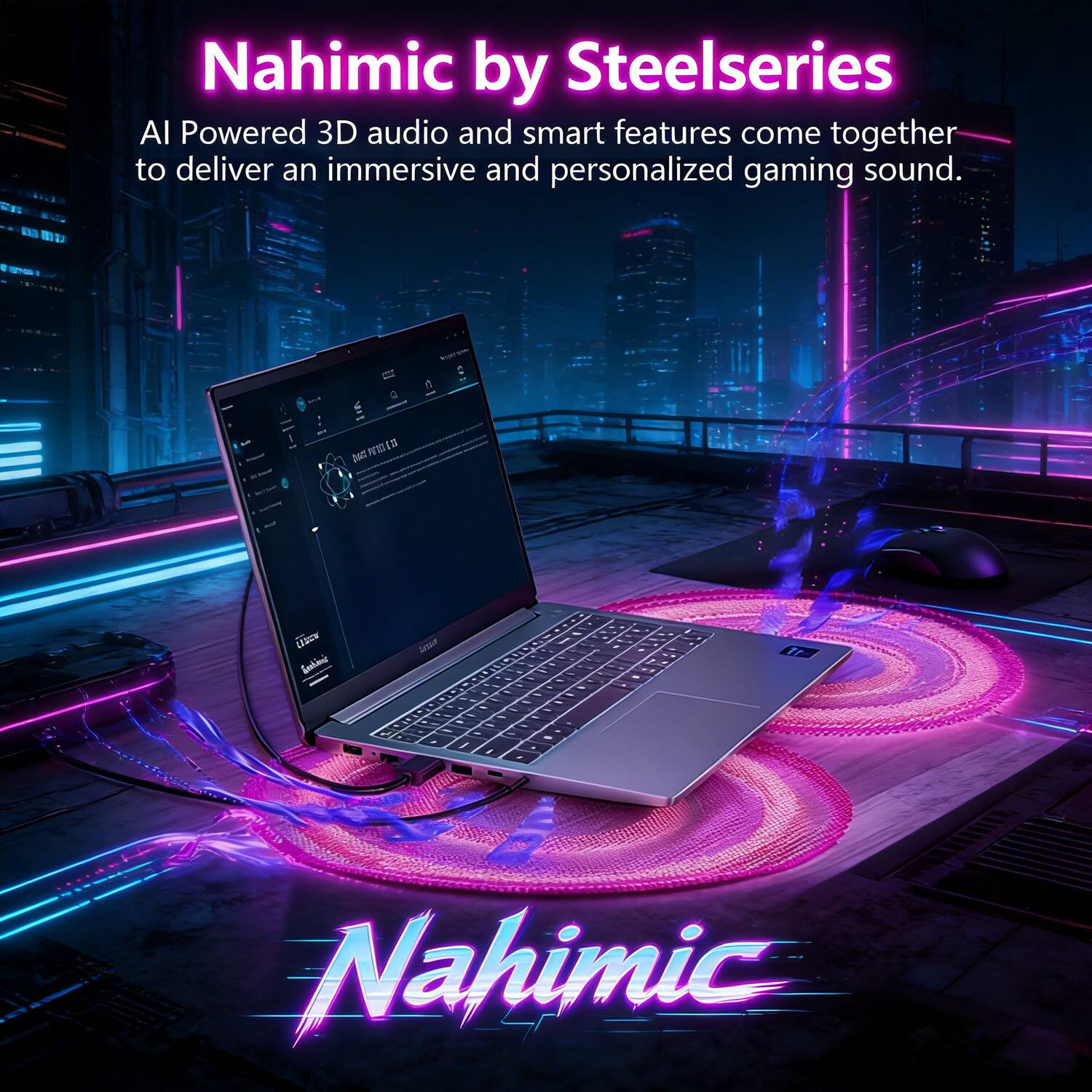 Nahimic by Steelseries

AI Powered 3D audio and smart features come together to deliver an immersive and personalized gaming sound.