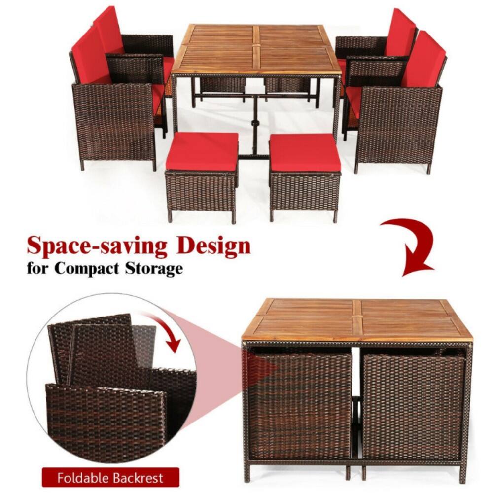 Space-saving Design for Compact Storage  
Foldable Backrest