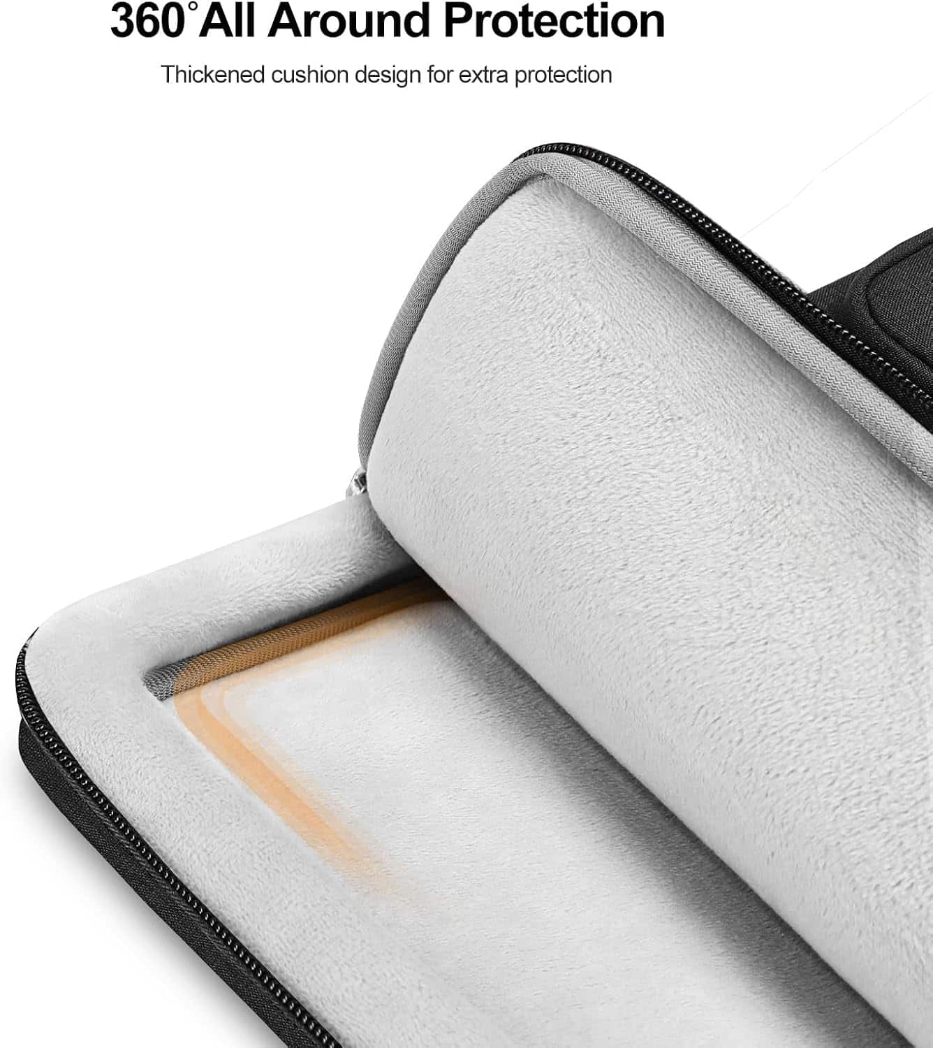 mosiso 360 Protective Laptop Shoulder Bag 13.3 inch Computer Bag