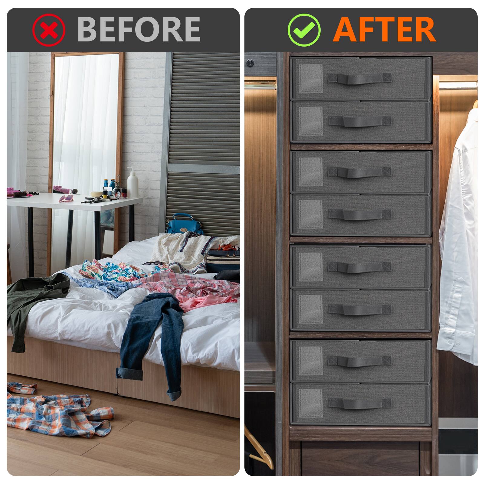 BEFORE AFTER