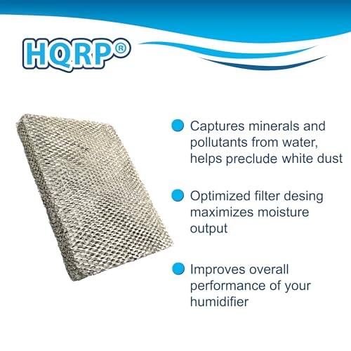 HQRP®

- Captures minerals and pollutants from water, helps preclude white dust
- Optimized filter design maximizes moisture output
- Improves overall performance of your humidifier